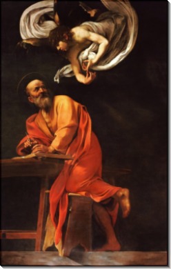 Святой Матфей и ангел - Караваджо, Микеланджело Меризи да
