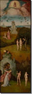 Воз сена, левая створка - Рай - Босх, Иероним (Ерун Антонисон ван Акен)