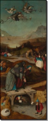 Искушение святого Антония, левая створка триптиха - Босх, Иероним (Ерун Антонисон ван Акен)