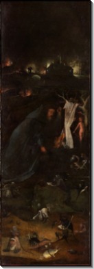 Триптих святых отшельников, левая створка - Святой Антоний - Босх, Иероним (Ерун Антонисон ван Акен)