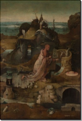Триптих святых отшельников, центральная панель - Святой Иероним - Босх, Иероним (Ерун Антонисон ван Акен)