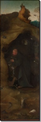Триптих святых отшельников, правая створка - Святой Эгидий - Босх, Иероним (Ерун Антонисон ван Акен)