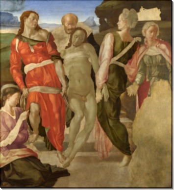 Погребение Христа - Микеланджело Буонарроти