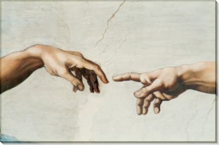Сотворение Адама - Микеланджело Буонарроти