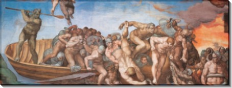 Страшный суд (фрагмент) - Микеланджело Буонарроти
