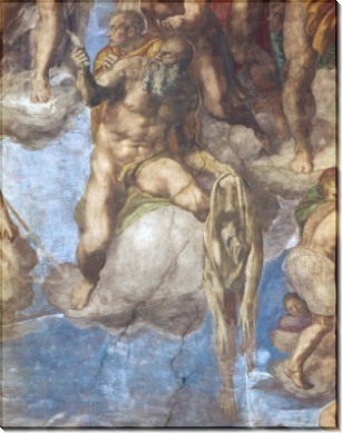 Страшный суд (фрагмент) - Микеланджело Буонарроти