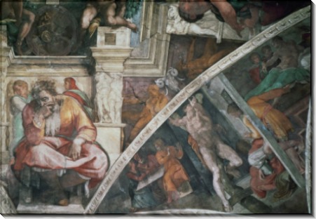 Пророк Иеремия и Наказание Амана - Микеланджело Буонарроти