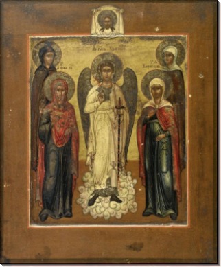Ангел-хранитель с четырьмя избранными женами (конец XVIII века)