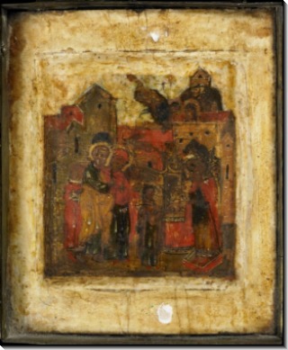 Триптих (XVII в)_2. Введение Богородицы во храм