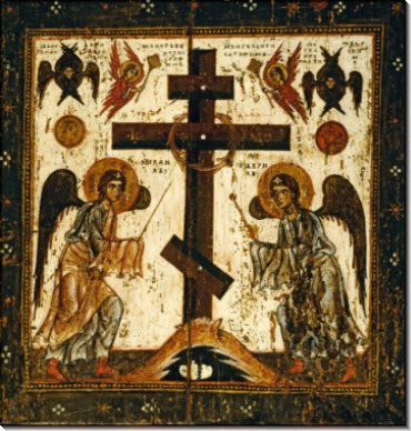 Прославление креста (вторая половина XII века) (77 х 71 см)