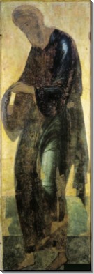 Деисусный чин (Владимир, Успенский собор, 1408) 8. Св.Андрей Первозванный - Рублев, Андрей