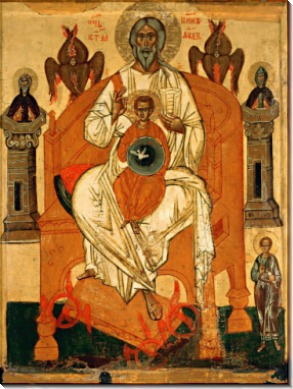 Отечество с избранными святыми (начало XV века) (113 х 88 см)