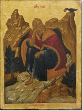 Св.пророк Илия в пустыне (ок.1600)