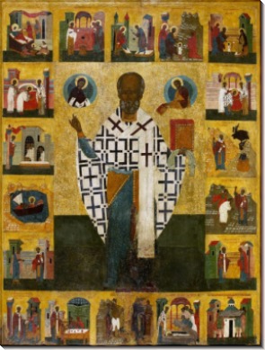 Св.Николай Зарайский с житием (XVI в)