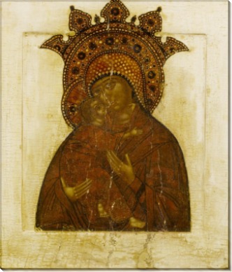 Икона Б.М. Владимирская (XVIII век)