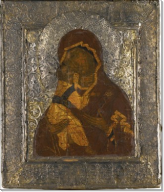 Икона Б.М. Владимирская (XVI в)