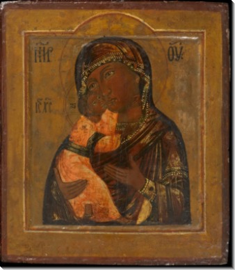 Икона Б.М. Владимирская (XIX в)