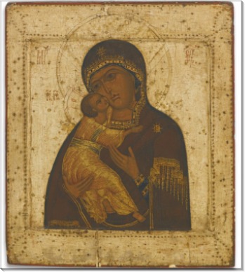 Икона Б.М. Владимирская (XVII в)
