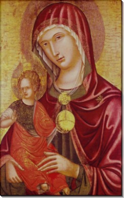 Икона Б.М. (XVI в) (55.3 х 41 см)