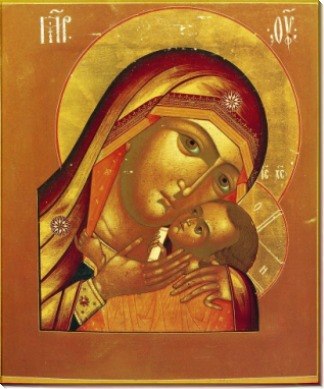 Икона Б.М. Корсунская (Палех) (1850-е)