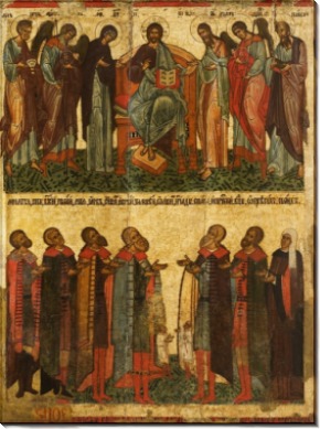 Деисусный чин и собор новгородских святых (Новгород) (вторая половина XV века)
