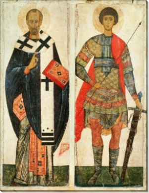 Святой Николай и Георгий Победоносец