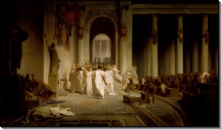 Смерть Цезаря - Жером, Жан-Леон 