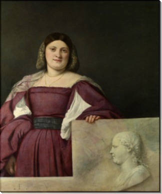 Портрет дамы - Тициан Вечеллио