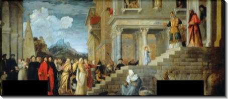 Введение во храм Пресвятой Богородицы - Тициан Вечеллио