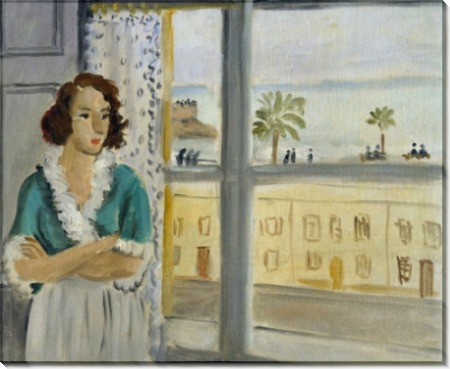 Девушка у окна - Матисс, Анри