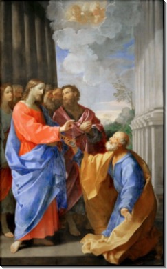Христос вручает святому Петру ключи от рая - Рени, Гвидо 
