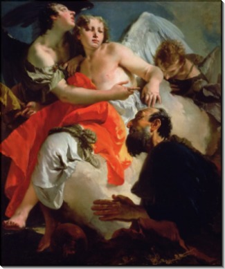 Авраам и три ангела - Тьеполо, Джованни Баттиста