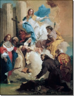 Богородица и шестеро святых - Тьеполо, Джованни Баттиста