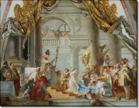 Бракосочетание императора Фридриха Барбароссы с Беатрис Бургундской - Тьеполо, Джованни Баттиста