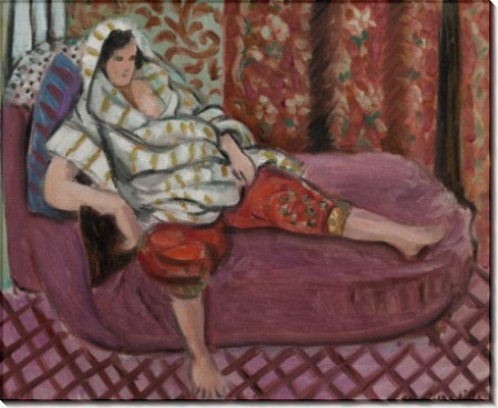 Дама на розовом диване - Матисс, Анри