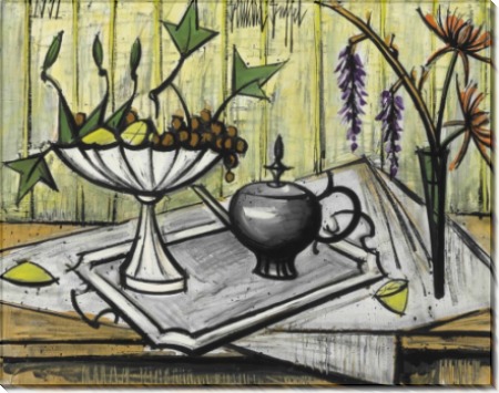 Ваза с фруктами на подносе - Бюффе, Бернар