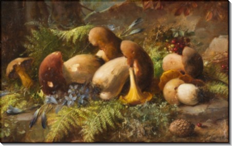 Натюрморт с лесными грибами - Зацка, Ханс