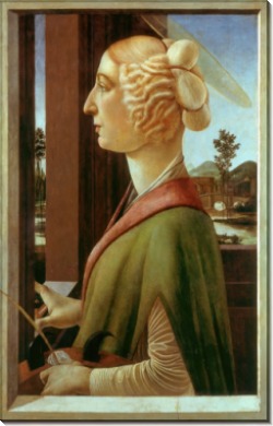 Катерина Сфорца в образе святой Екатерины - Боттичелли, Сандро