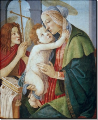 Мадонна с Младенцем и Иоанном Крестителем - Боттичелли, Сандро