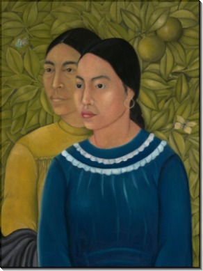 Две женщины (Сальвадора и Эрминия) - Кало, Фрида