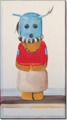Индейская кукла с синей головой - О'Кифф, Джорджия