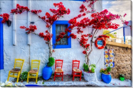 Яркие краски Греции - Сток