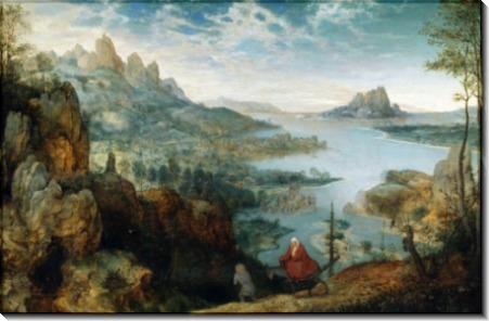 Пейзаж с бегством в Египет - Брейгель, Питер (Старший)