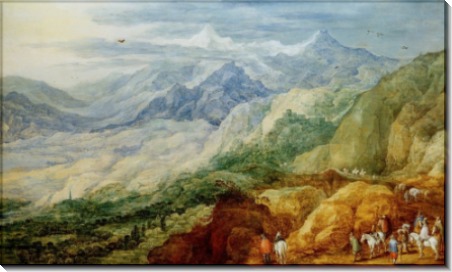 Высокорный пейзаж - Брейгель, Ян (Старший)