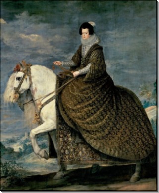 Конный портрет королевы Изабеллы Бурбонской - Веласкес, Диего