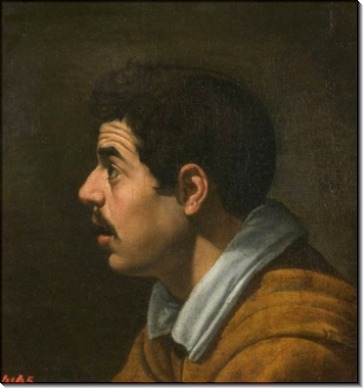 Портрет мужчины в профиль - Веласкес, Диего