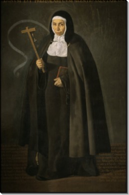 Портрет аббатисы Херонимы де ла Фуенте - Веласкес, Диего