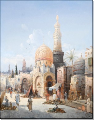 Уличная торговля в Каире - Зиген, Август фон
