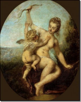 Венера, обезоруживающая Амура - Ватто, Жан Антуан