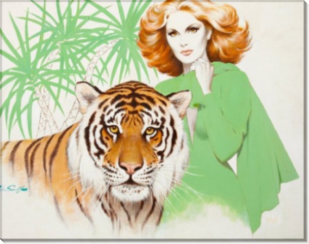 Рыжеволосая женщина с тигром - Сарноф, Артур